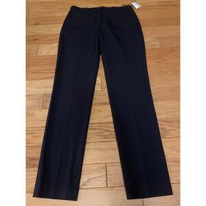 NWT Tahari, women's black, pull on with front zip dress pants size 4